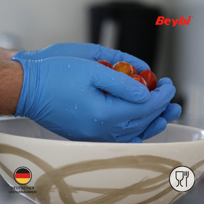 Beybi Nitrile 3.5 gr Disposable Gloves – Powder-free, non-slip &amp; latex-free